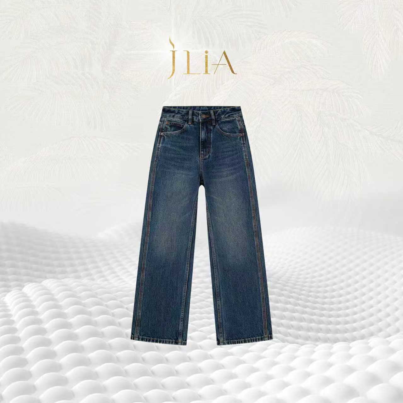 JLIA GOLD-1066 直筒无弹牛仔裤 2025新款