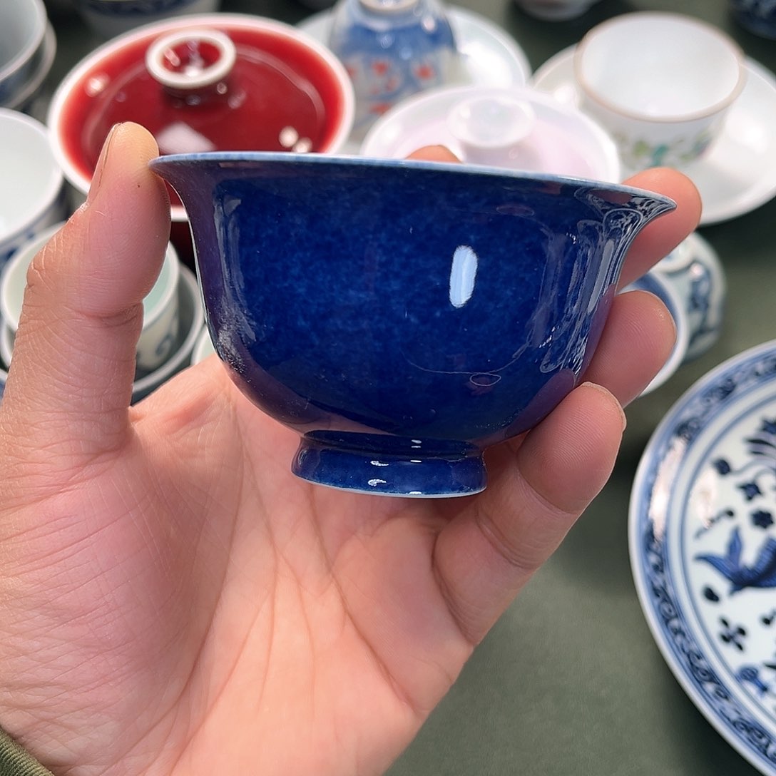 杯青花瓷器青花瓷器