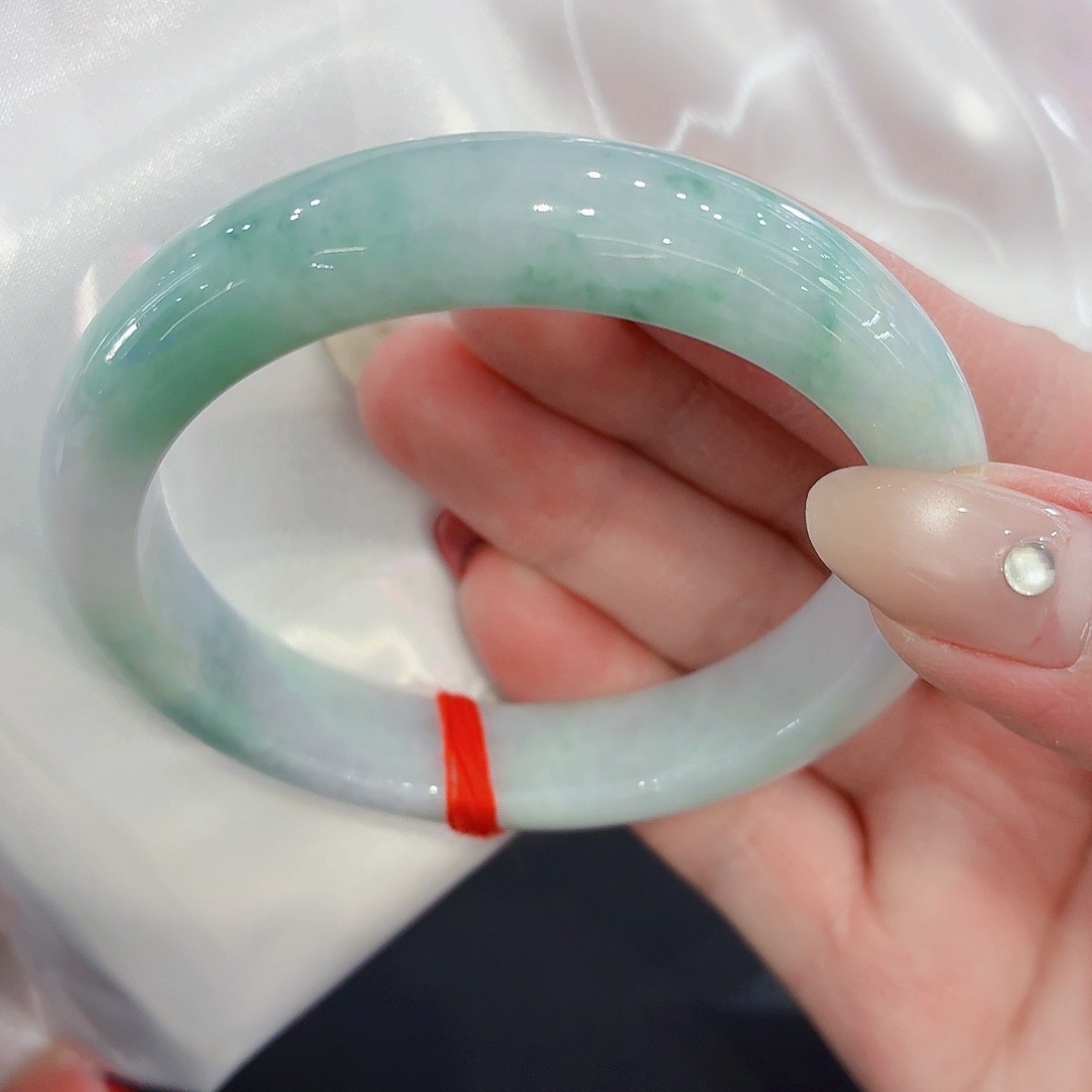 翡翠未镶嵌手镯翡翠59-58圈口