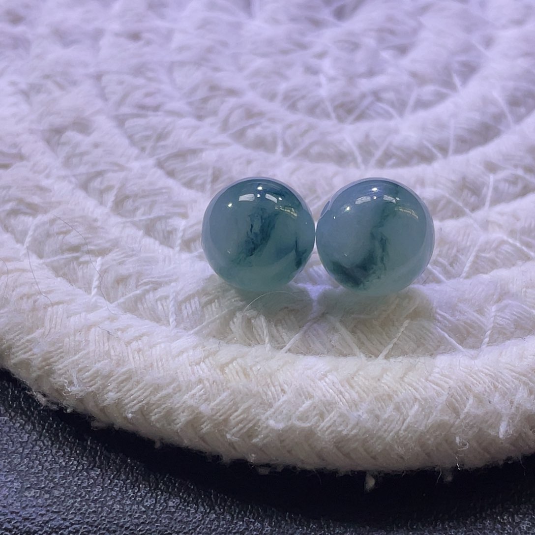 散珠翡翠N****s展示勿拍缅甸翡翠a货一组买断不退拍下认可