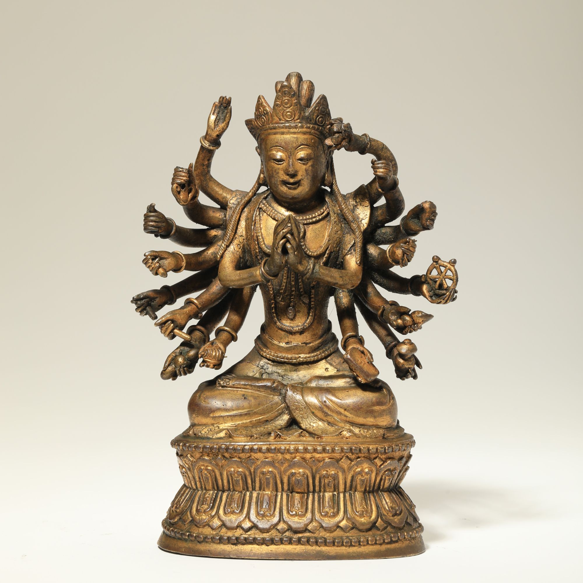 【1月15日古董拍卖】2906 明 准提佛母坐像