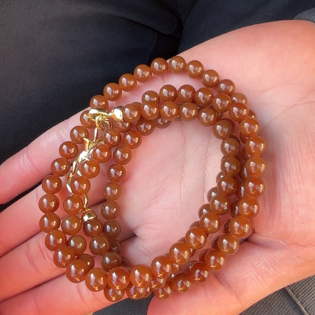 和田玉手链未镶嵌