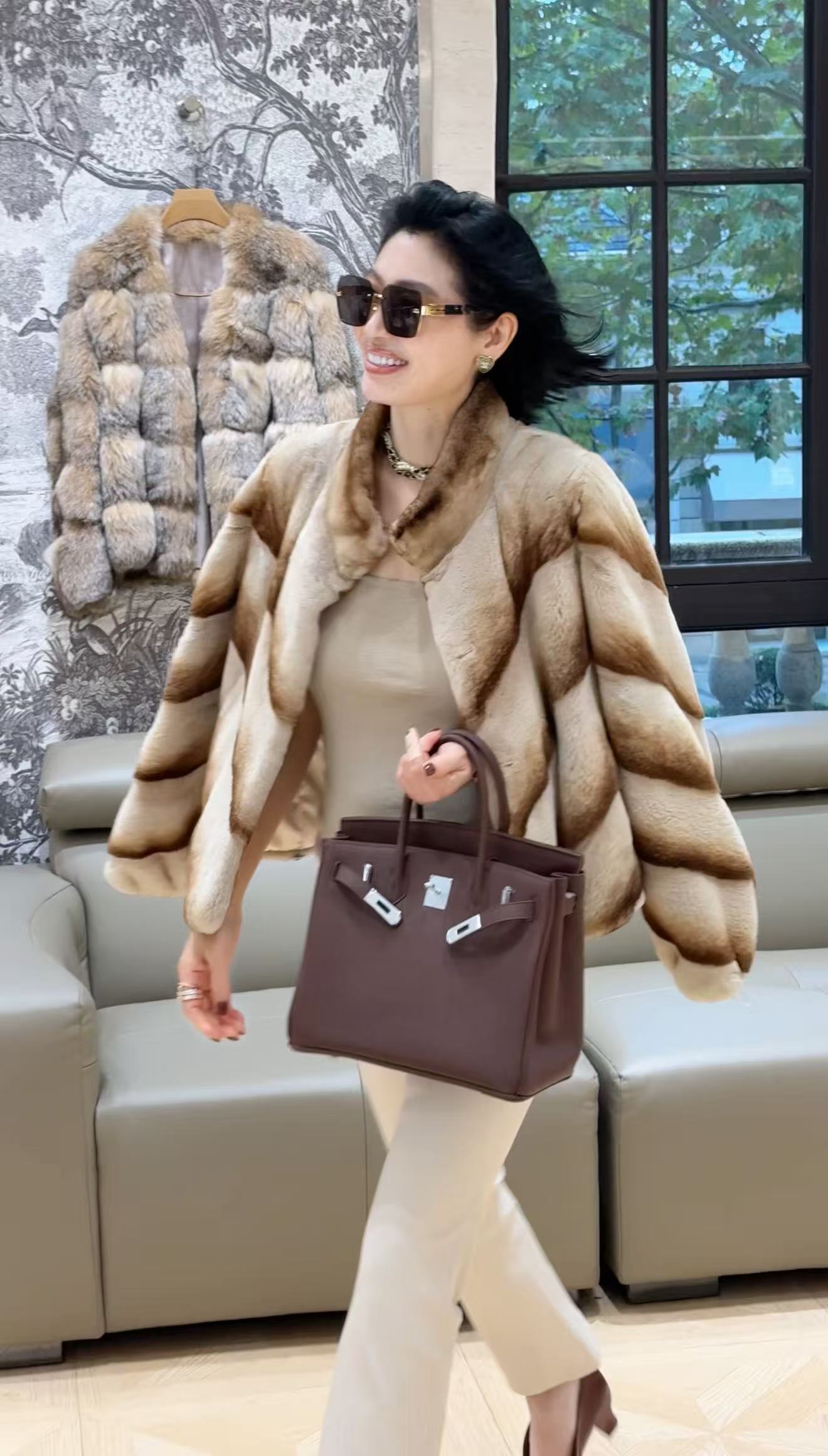 【YINGFEI PARIS】高级定制款水貂外套