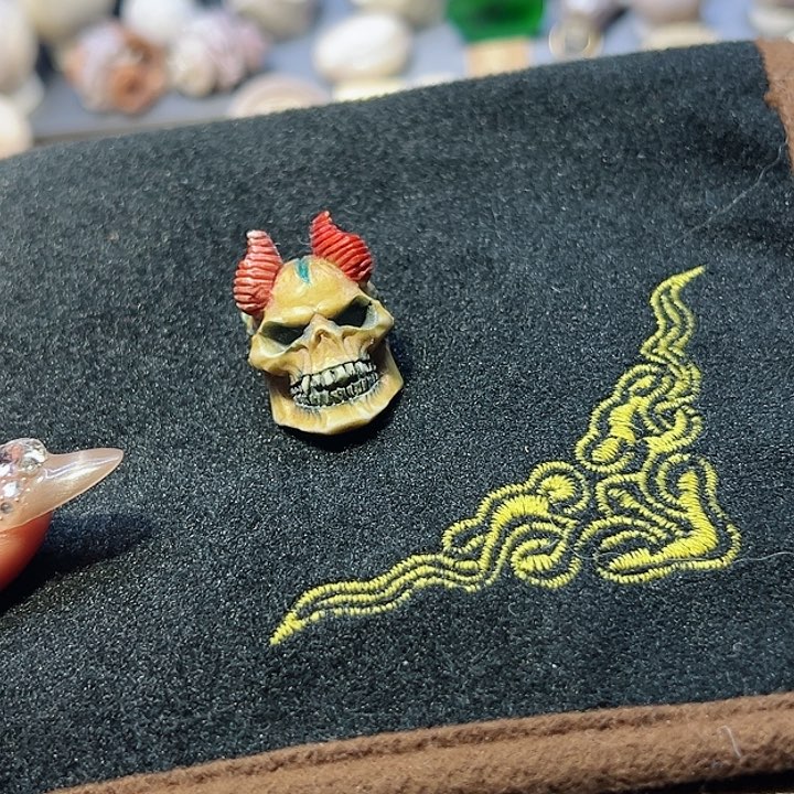 鹿骨把件鹿骨鹿角