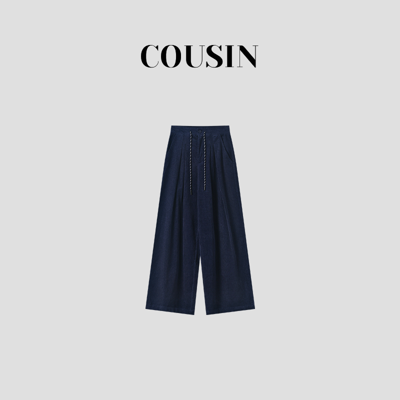 D.cousin   休闲裤百搭时尚简约显瘦灯芯绒裤子 29266