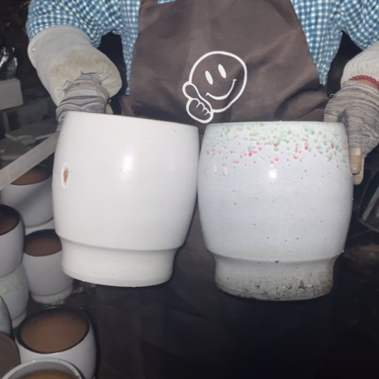 红陶口19高24瑕疵