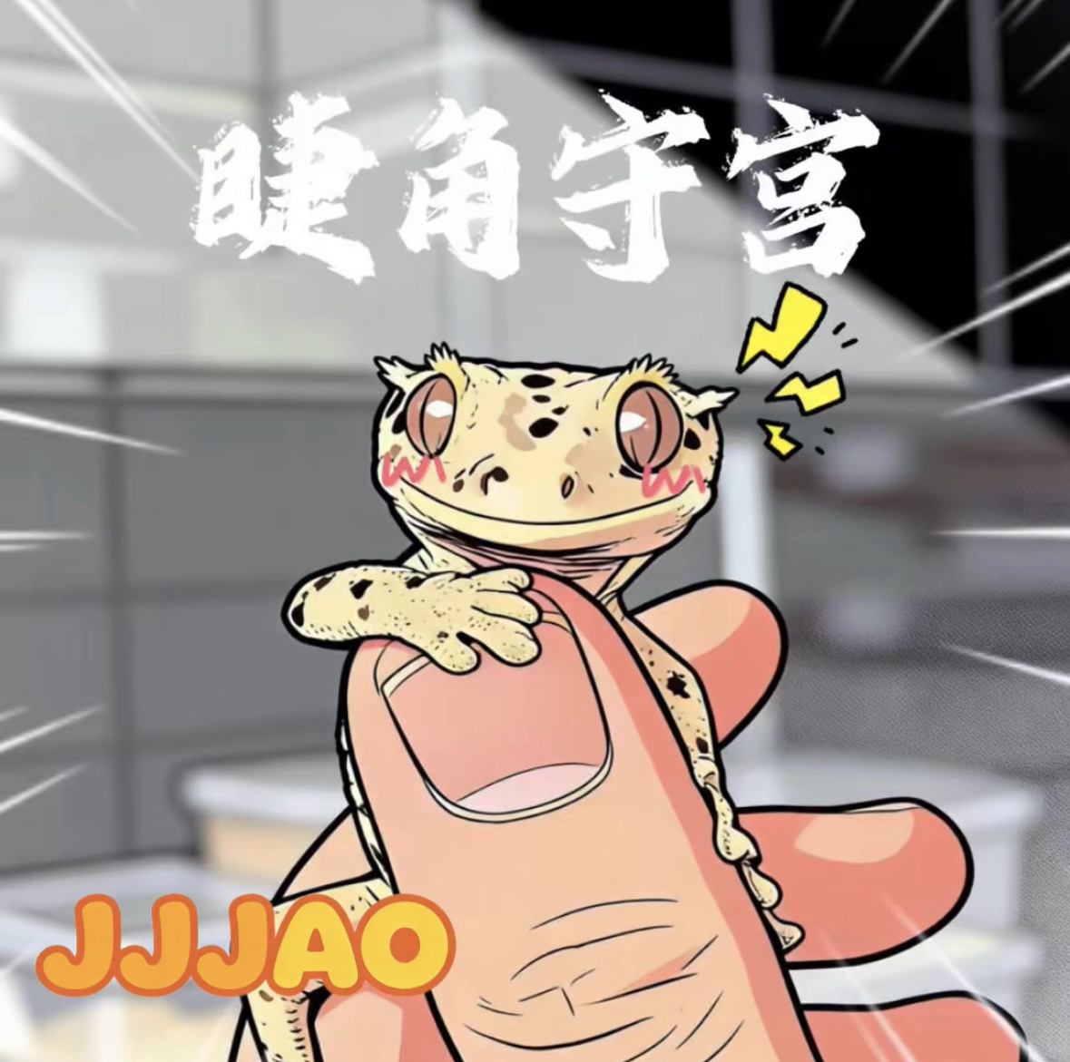 睫角守宫温顺萌宠适合新手入门的爬宠活体