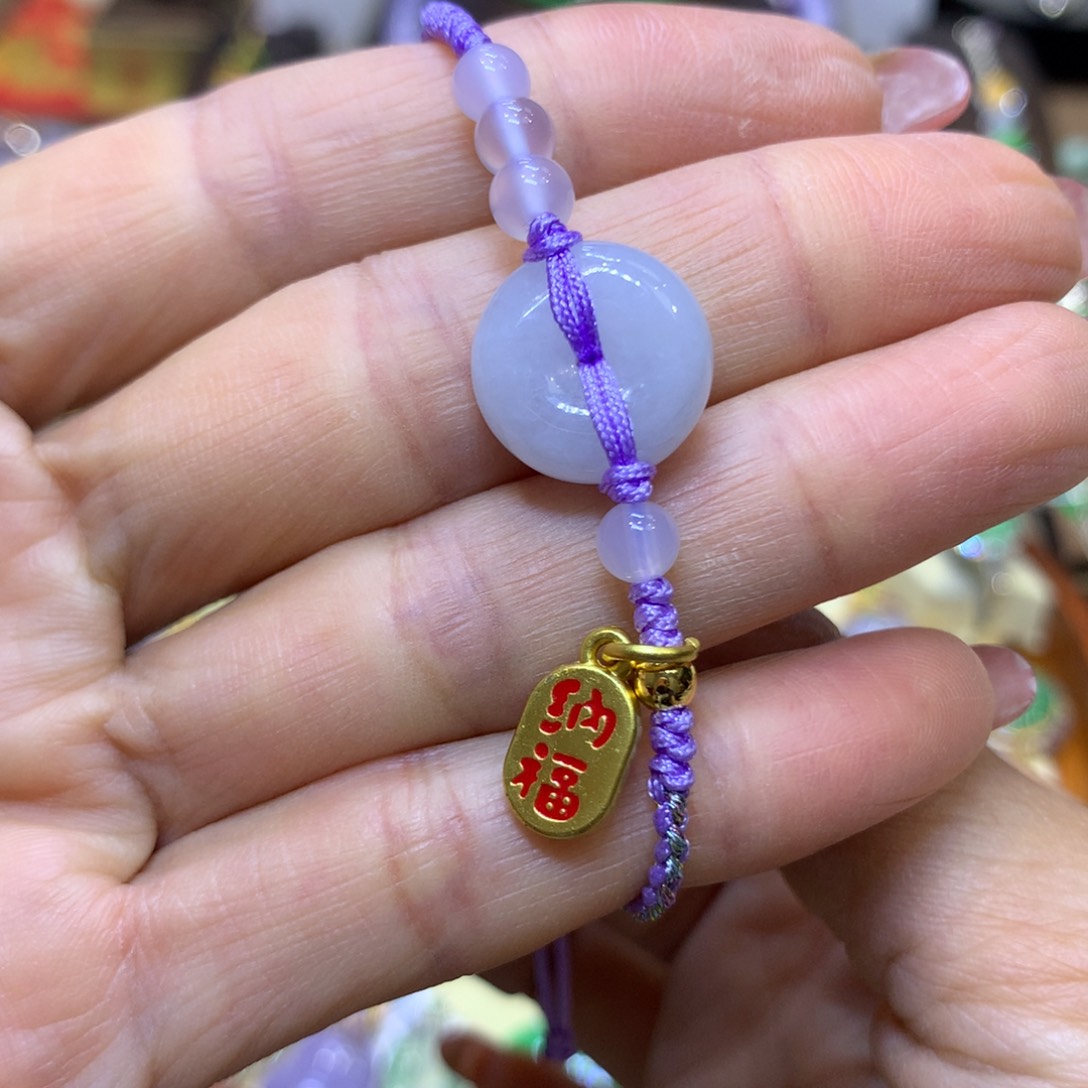花***圆翡翠未镶嵌颈饰翡翠