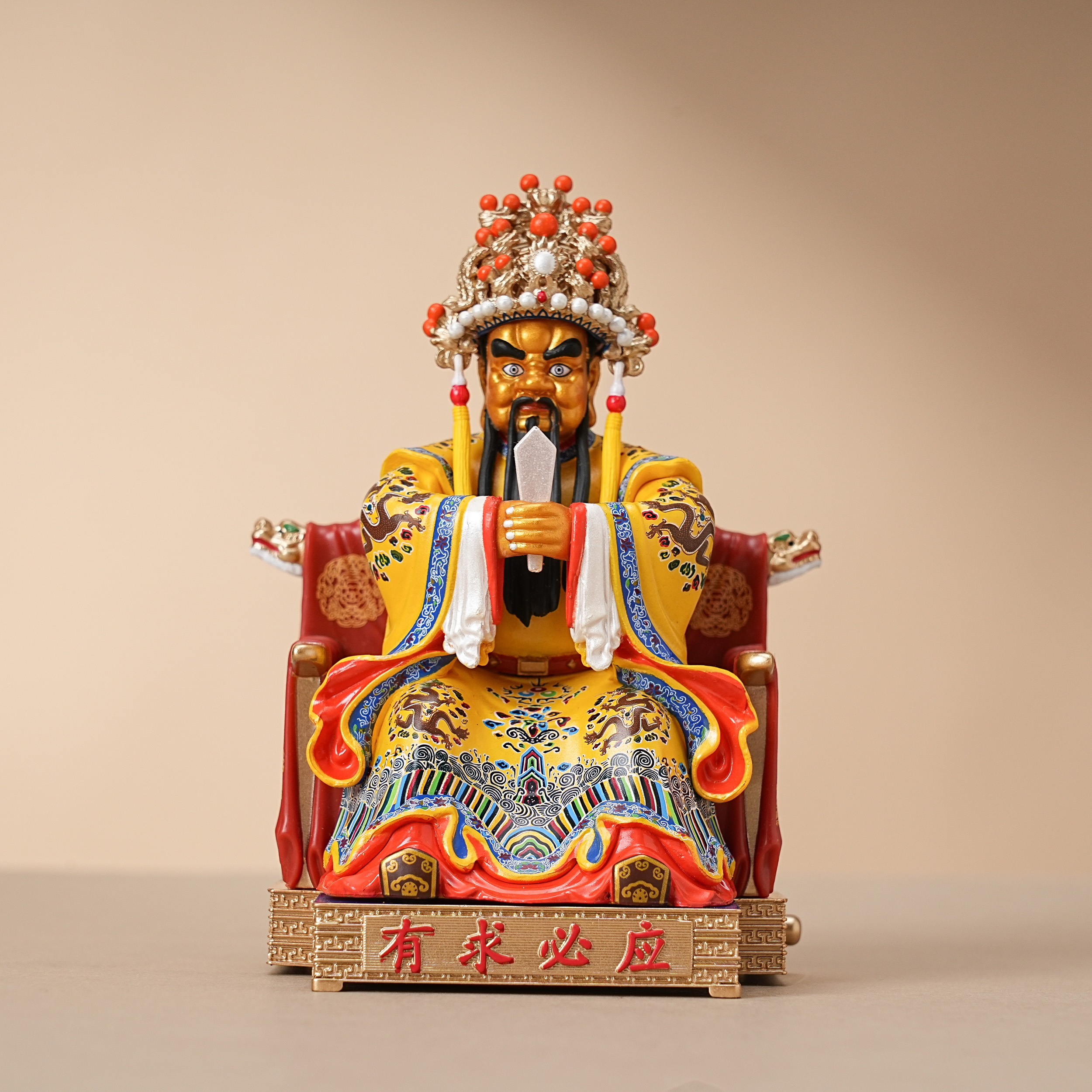 五台山直发正品龙五爷车载摆件家居办公桌好运摆件礼物