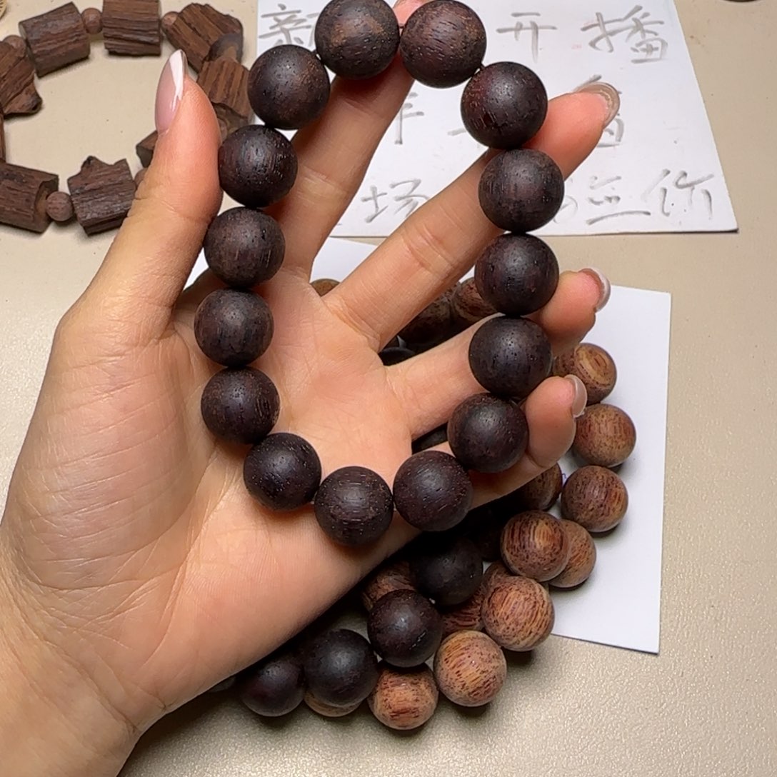 藤类降真香紫油圆珠1.5单圈