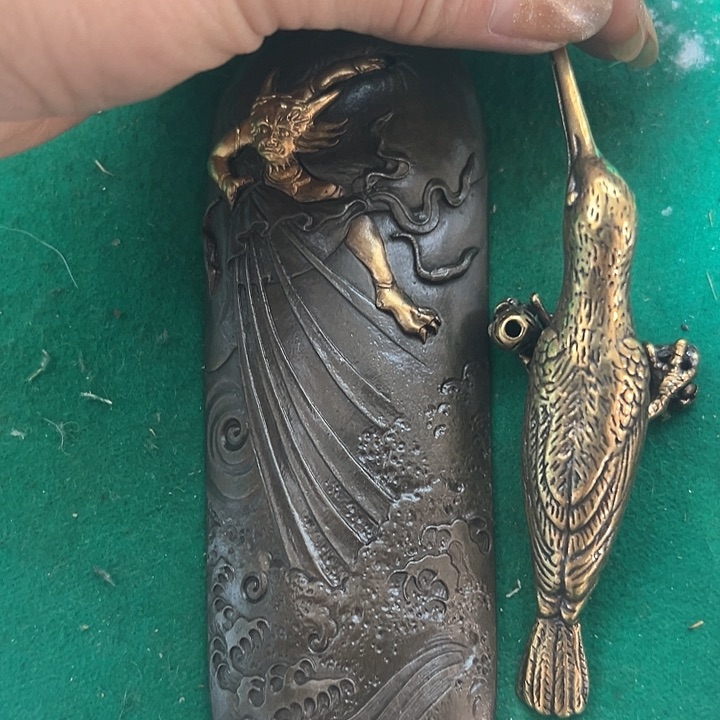 锡晓*子中古工艺品摆件