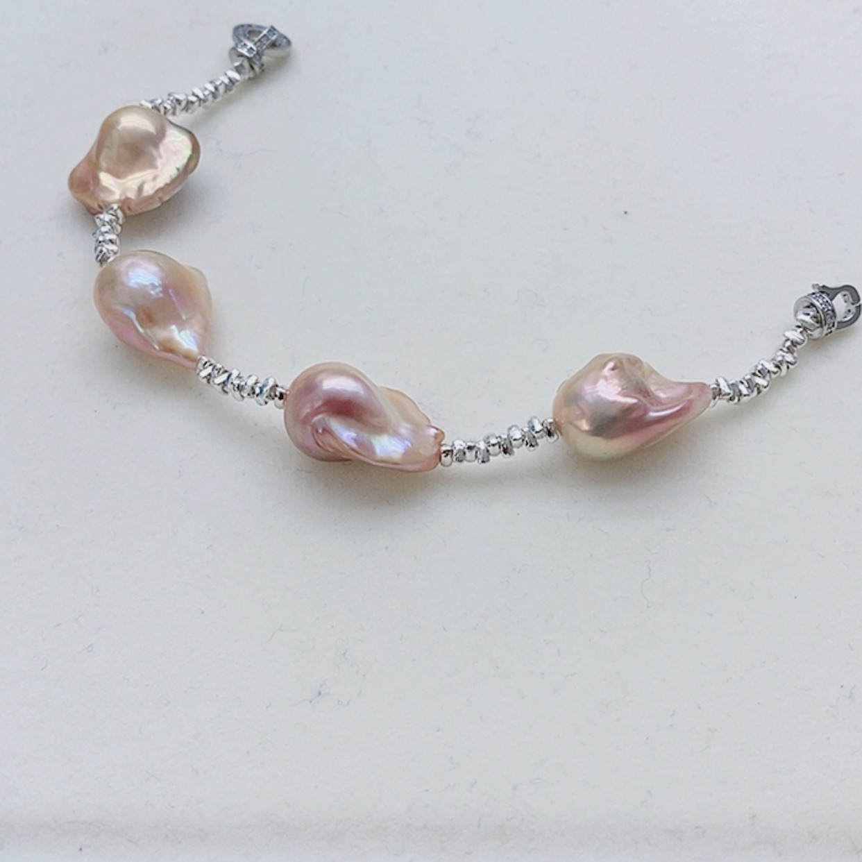 【闪购商品】淡水珍珠耳饰银S925镶嵌小***y