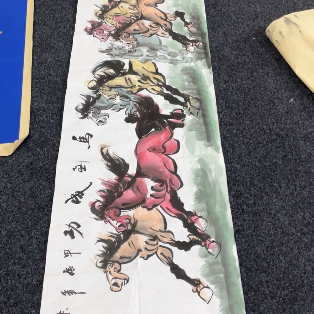 国画国画作品画心一张