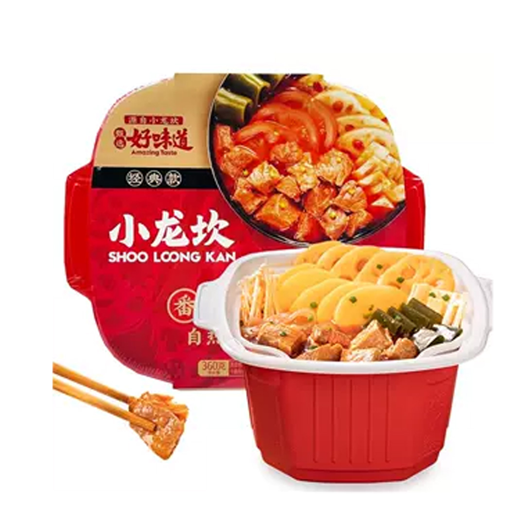 【25年3月10日】2盒*360g 小龙砍 番茄牛腩味自热方便火锅