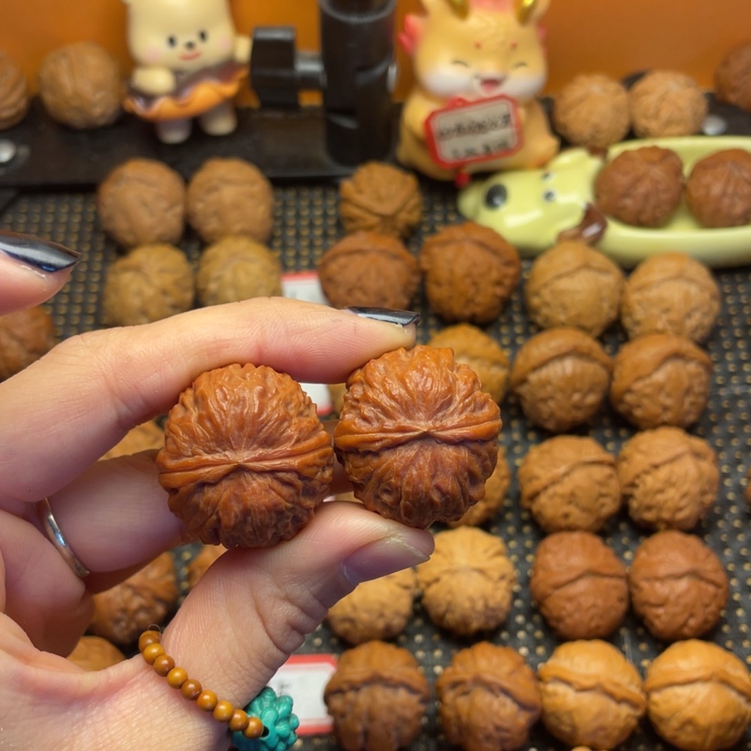 车***子吊坠文玩核桃29尺全品闷尖小磨盘