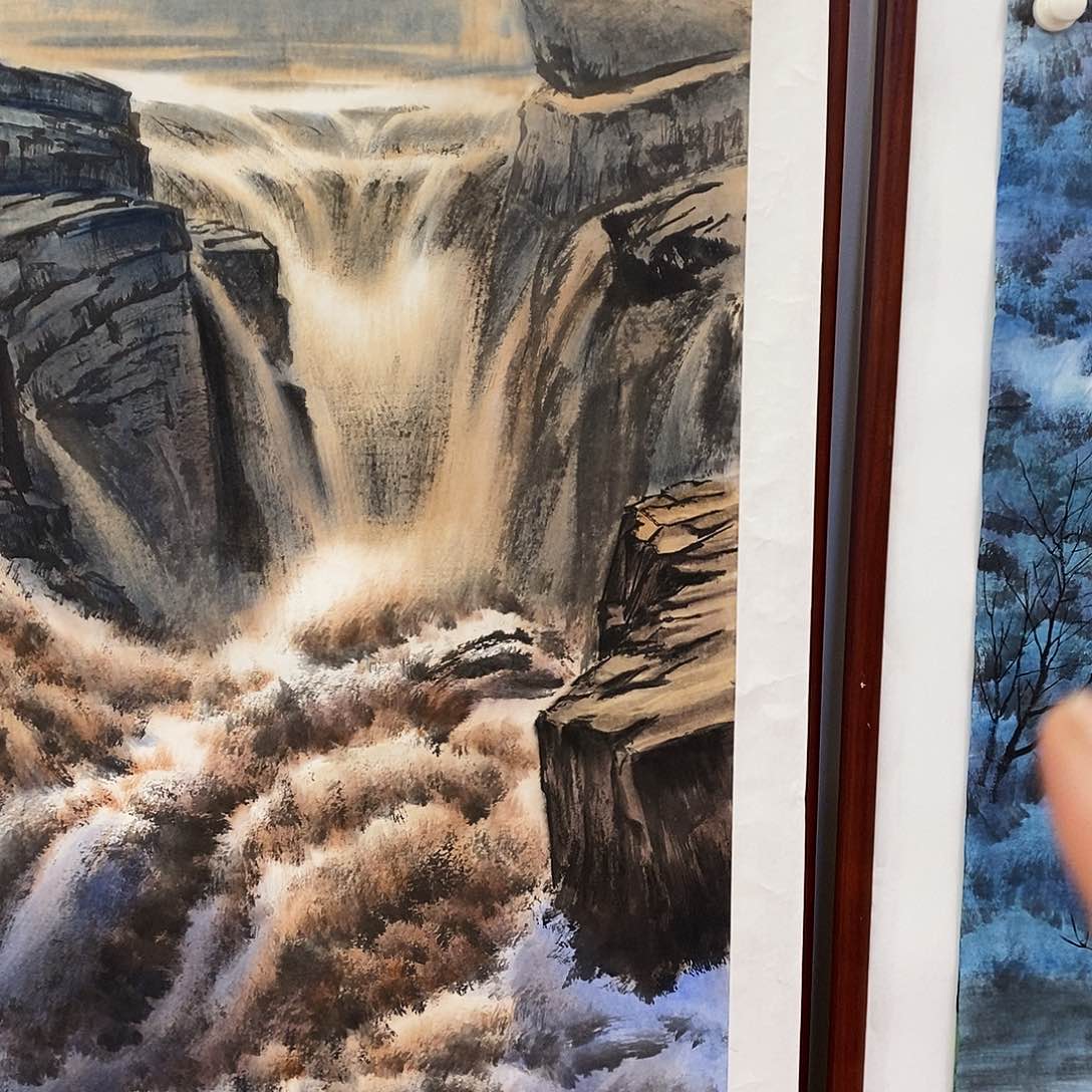 国画一*肉酱是很棒呀笑起来真