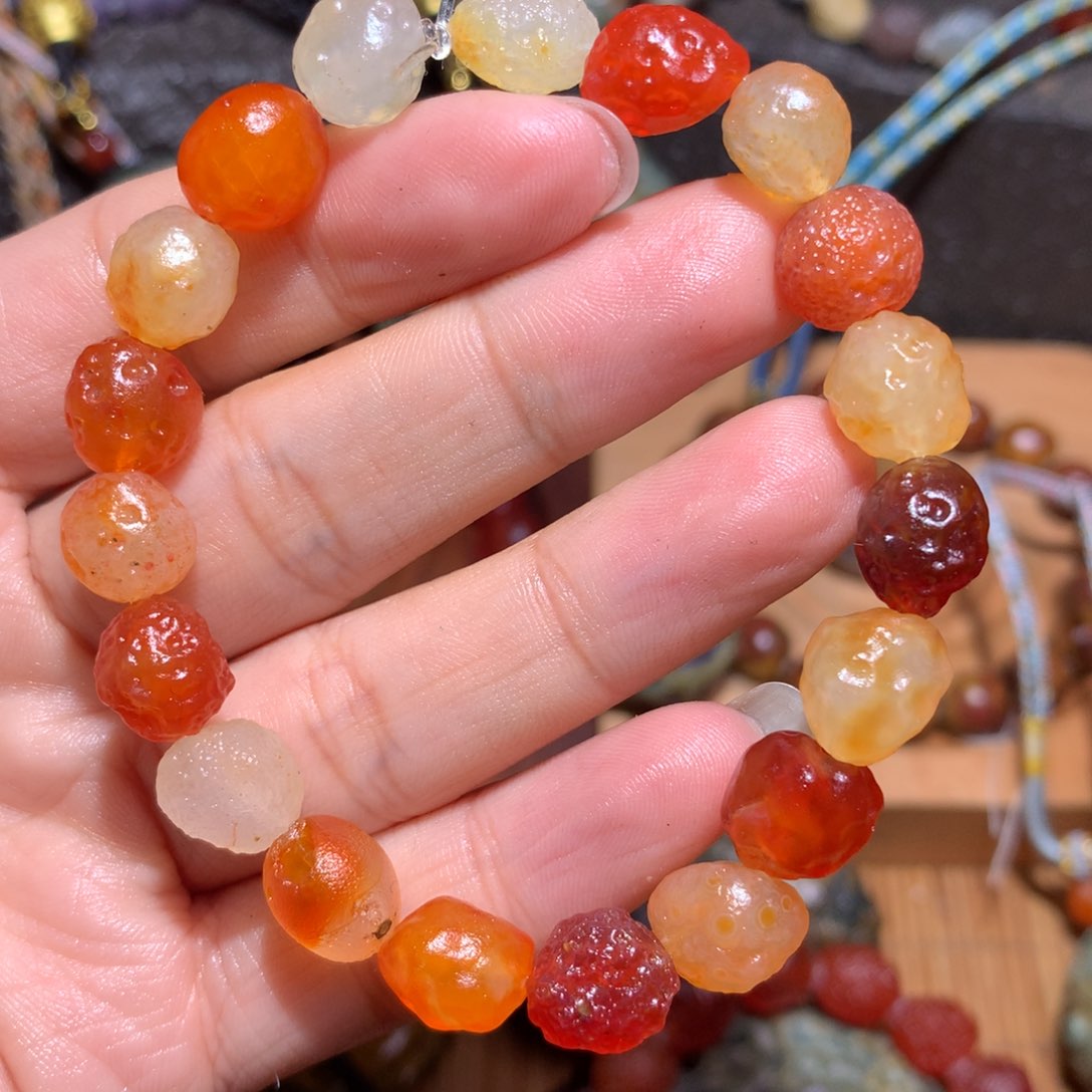 未镶嵌玛瑙/玉髓珠宝半成品