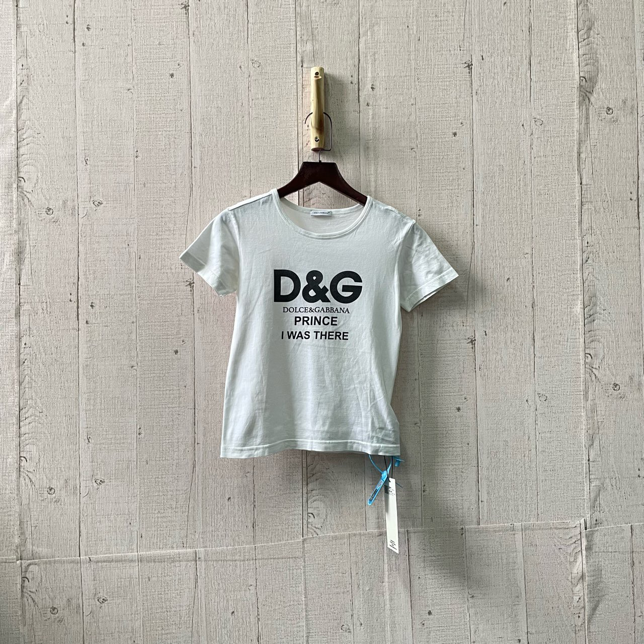 95新  （原）DG白色logo短袖 /95新/fg203553