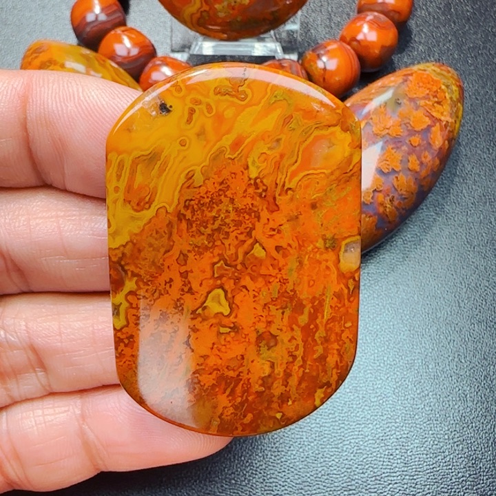 玛瑙/玉髓战国红未镶嵌ℋ****༨