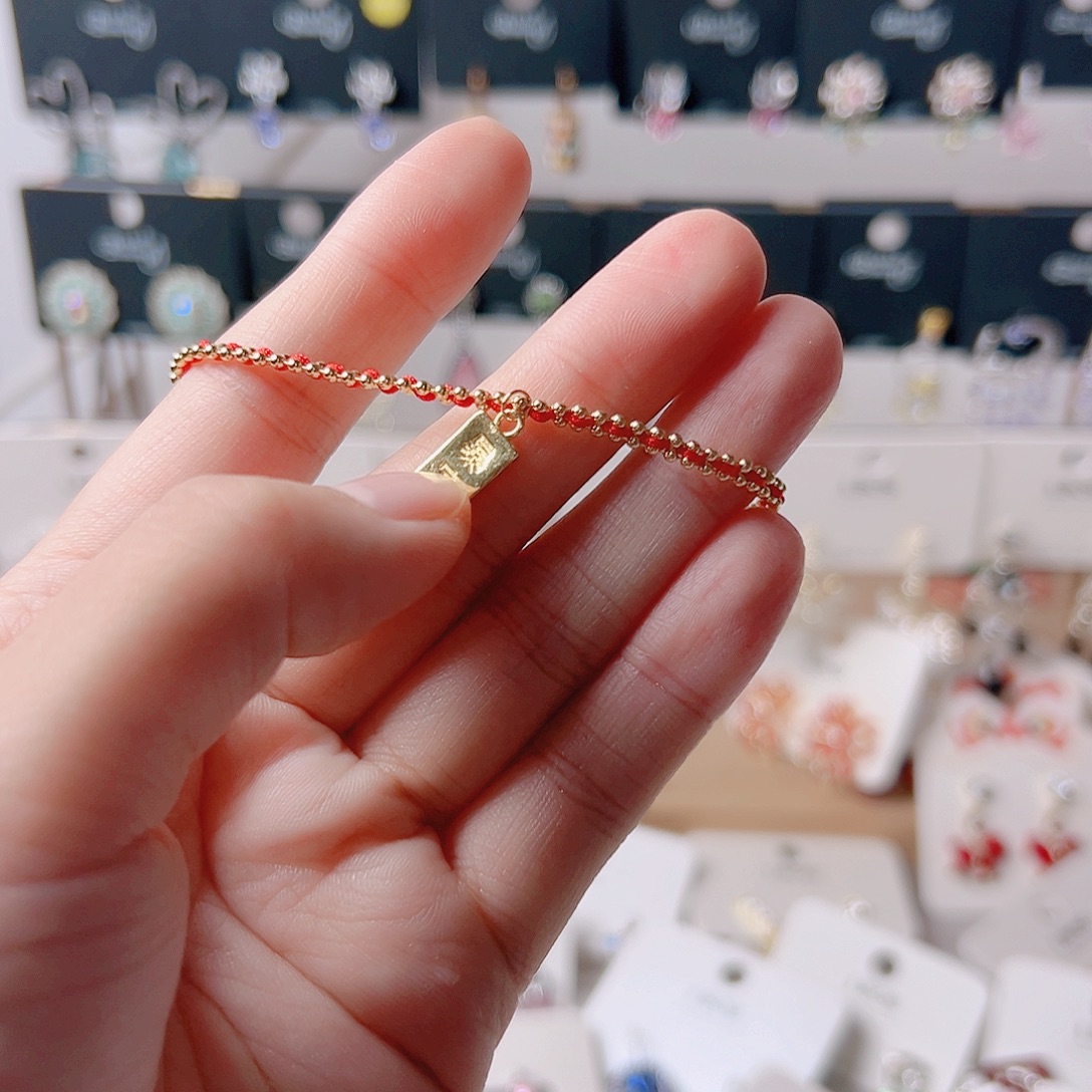 琉璃纯铜合金耳环的