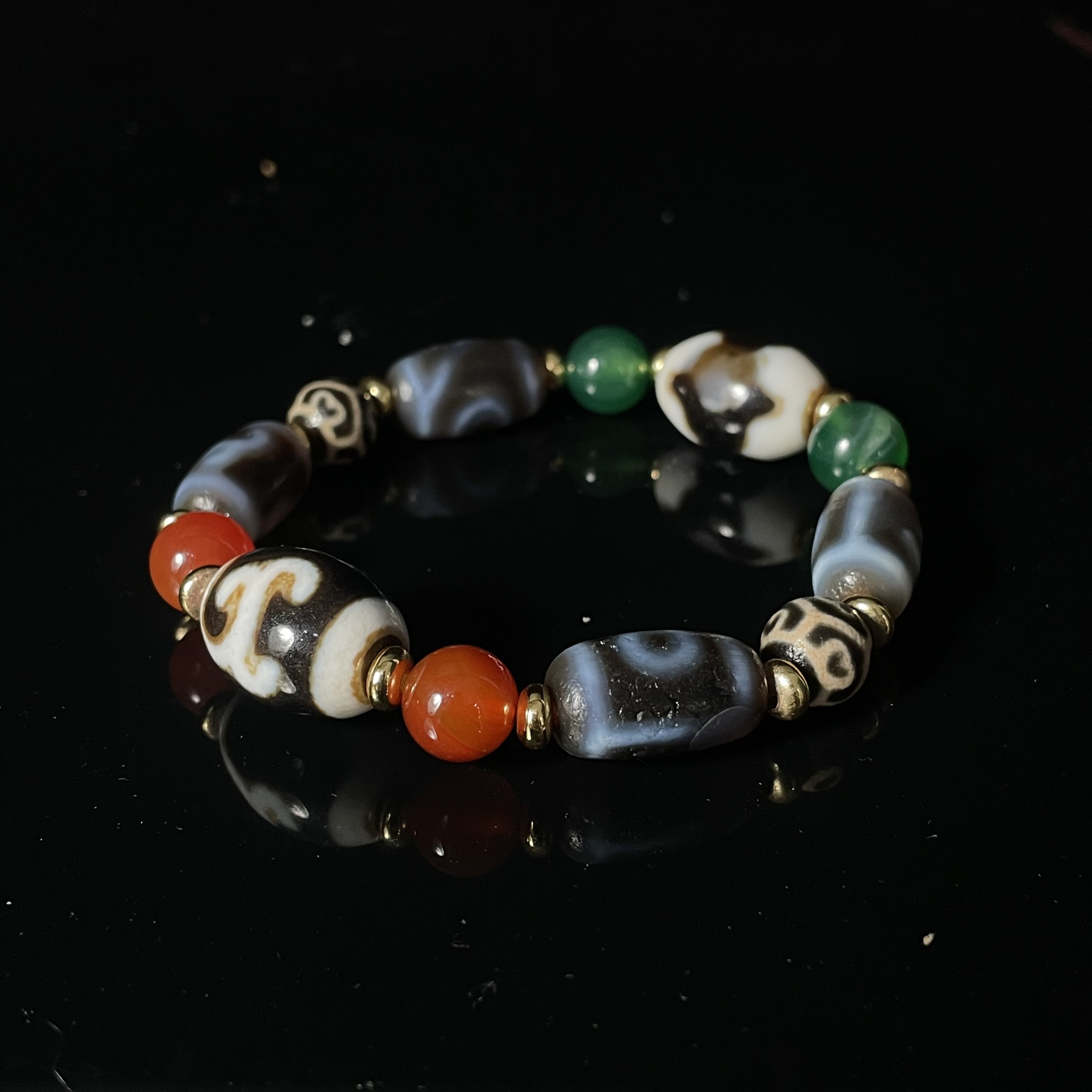 Tgz30 创汇期 天珠手串