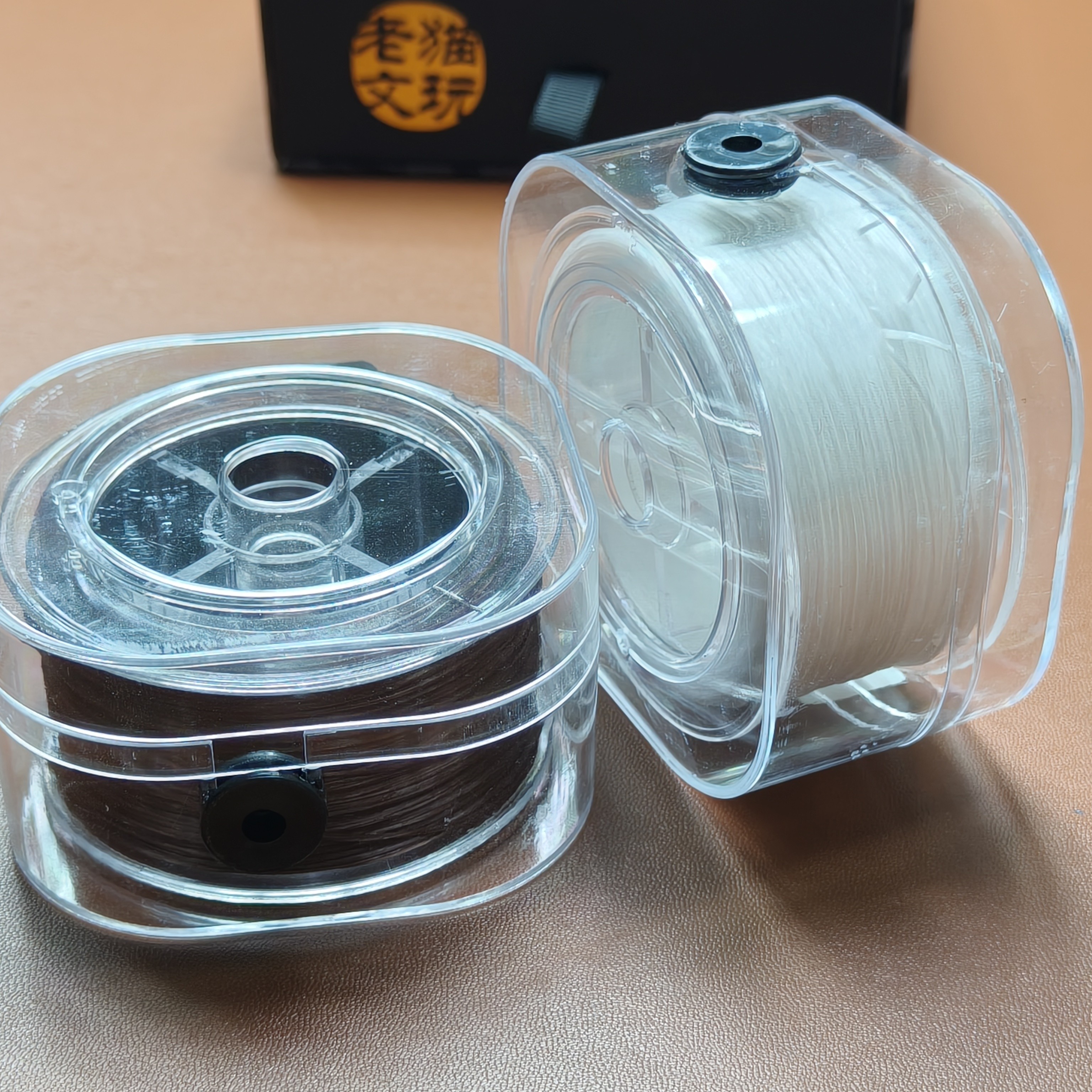 进口氨纶丝文玩扁丝0.8弹力线，不易拉丝。