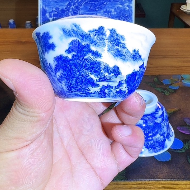 瓷片纯手工制作陶瓷茶器
