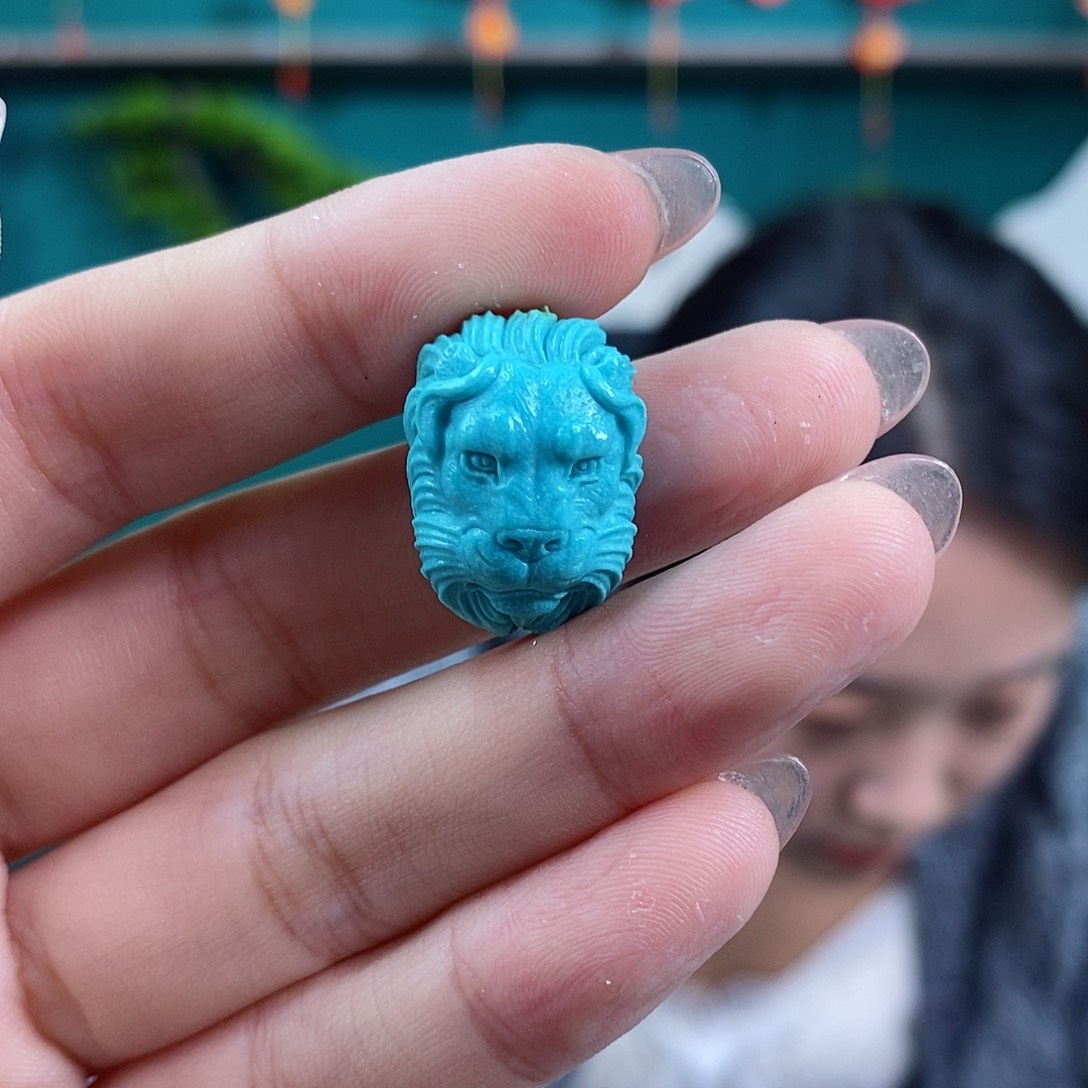 绿松石珠宝奇石未镶嵌F****r