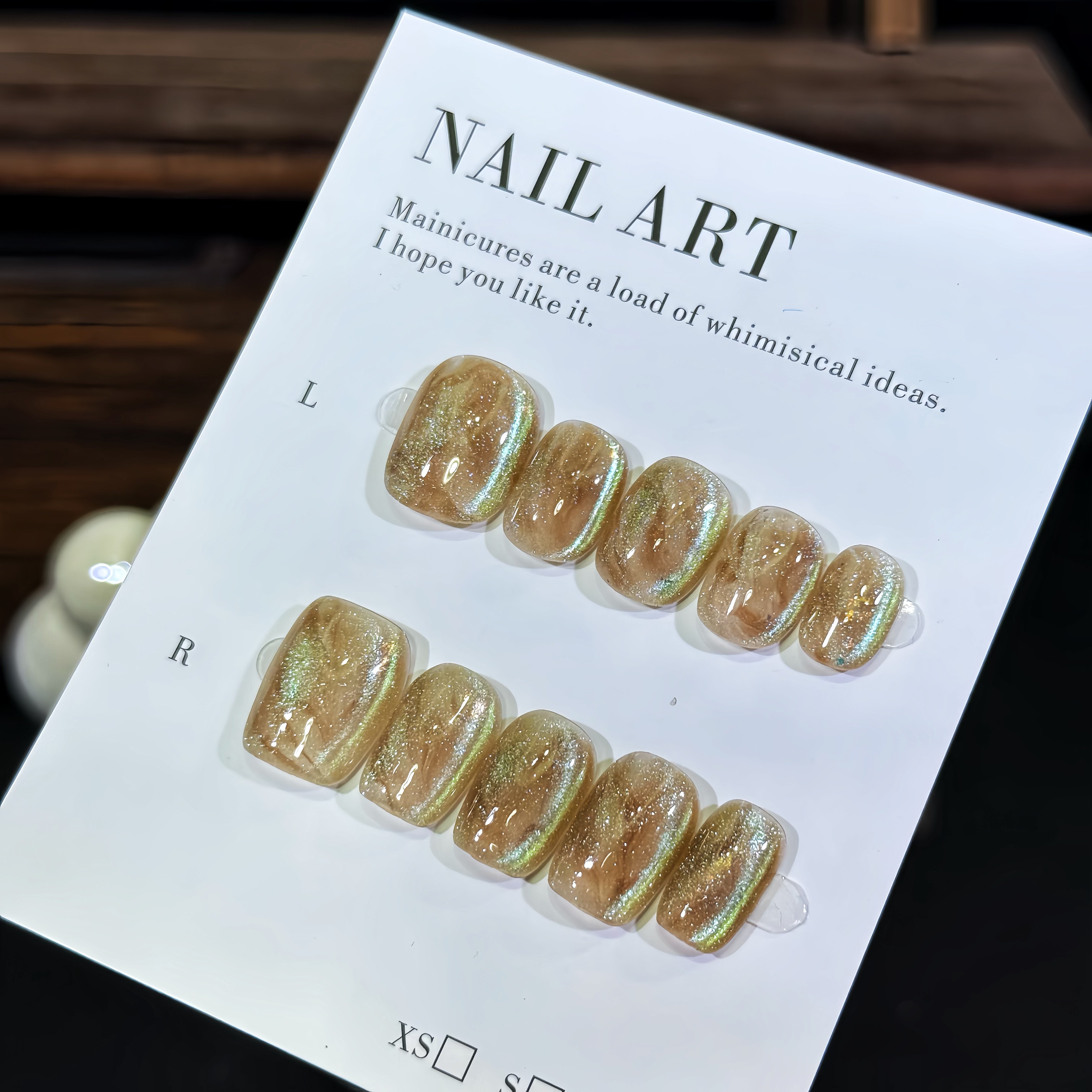 【流沙河】MINGMIGN-气质显白穿戴式纯手工美甲