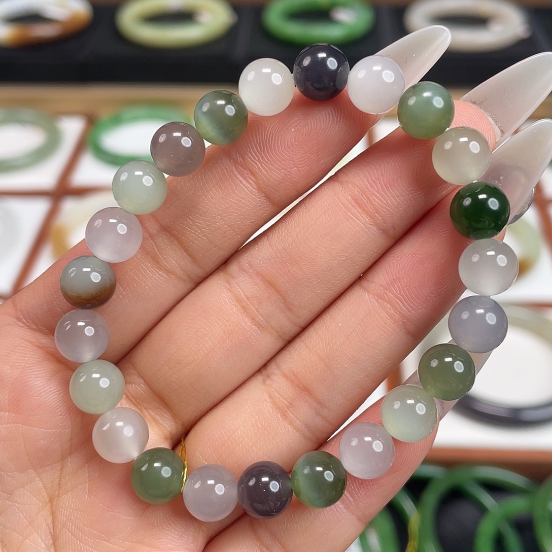 和田玉未镶嵌手链