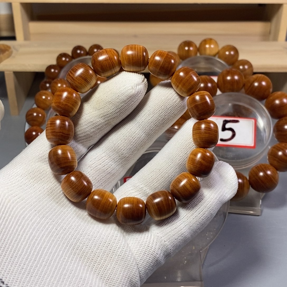 柏木手串/手链南太行陈化崖柏手串13×14