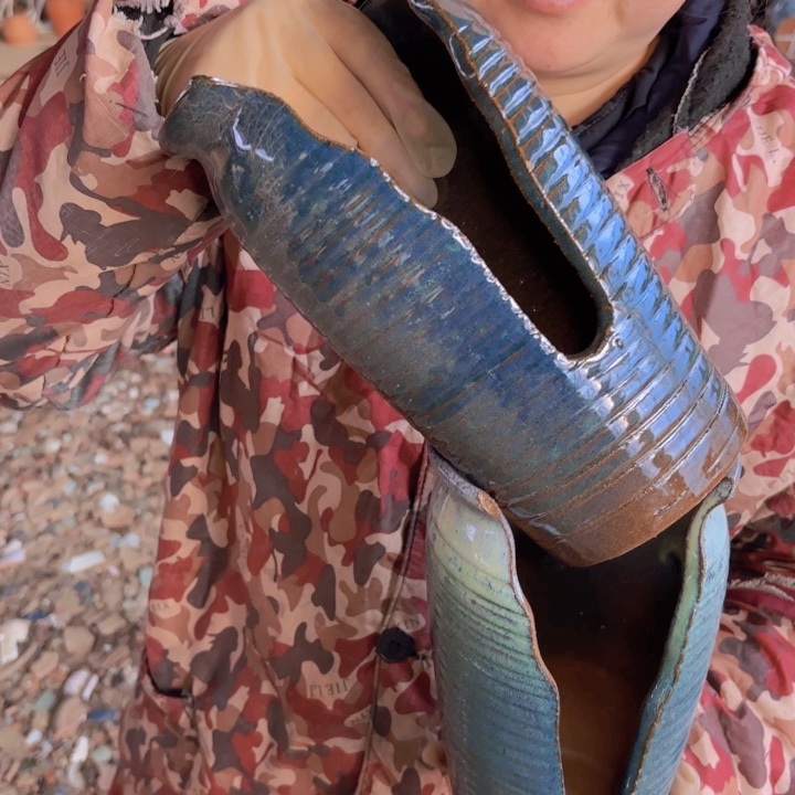 花盆 透气 紫砂 口径 13.5高度24