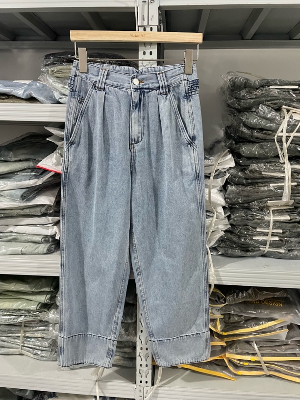 037#高品质老爹奶奶裤薄料软牛仔240102#