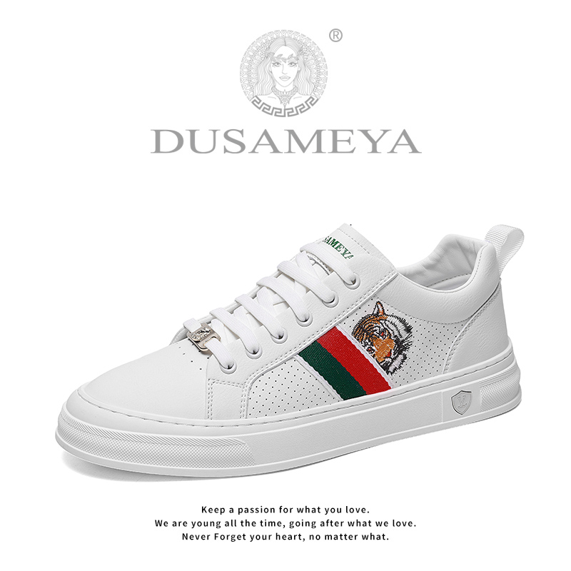 DUSAMEYA/杜莎米娅 早秋新款时尚百搭轻便舒适休闲男士板鞋6782