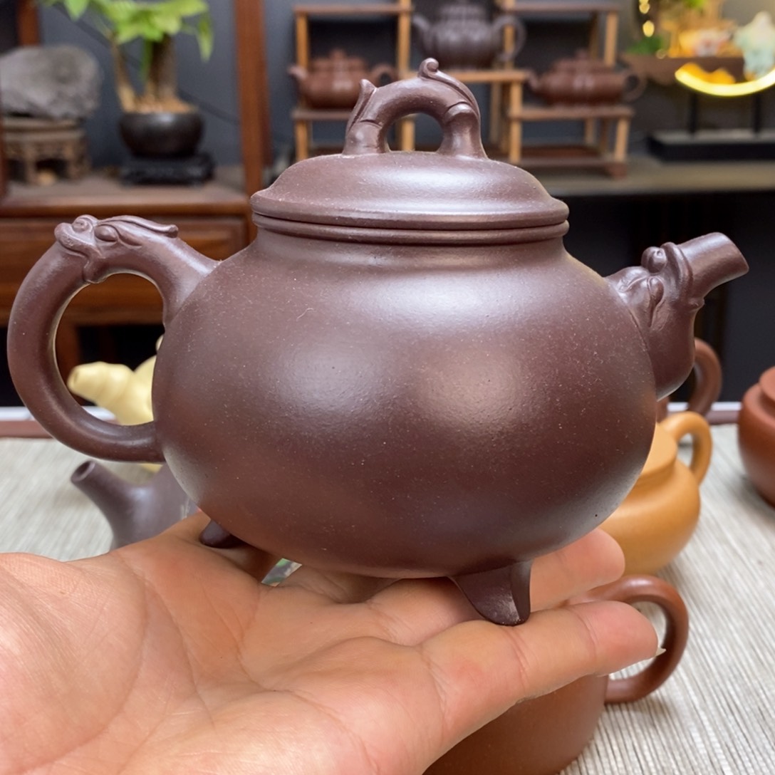 紫泥茶壶容量450毫升