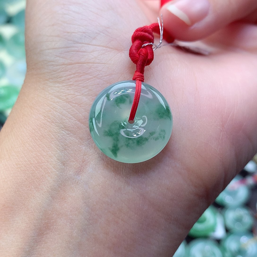 翡翠颈饰未镶嵌78尺寸18.8-5.8