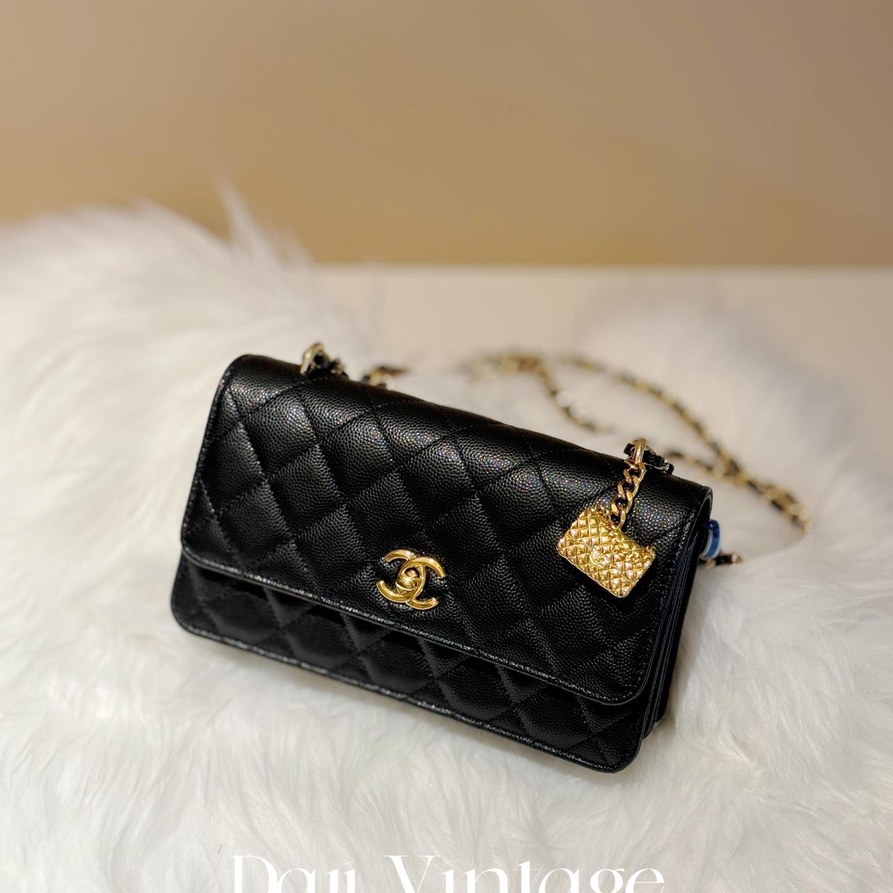 大吉中古/Chanel香奈儿23s风琴吊坠woc斜挎包