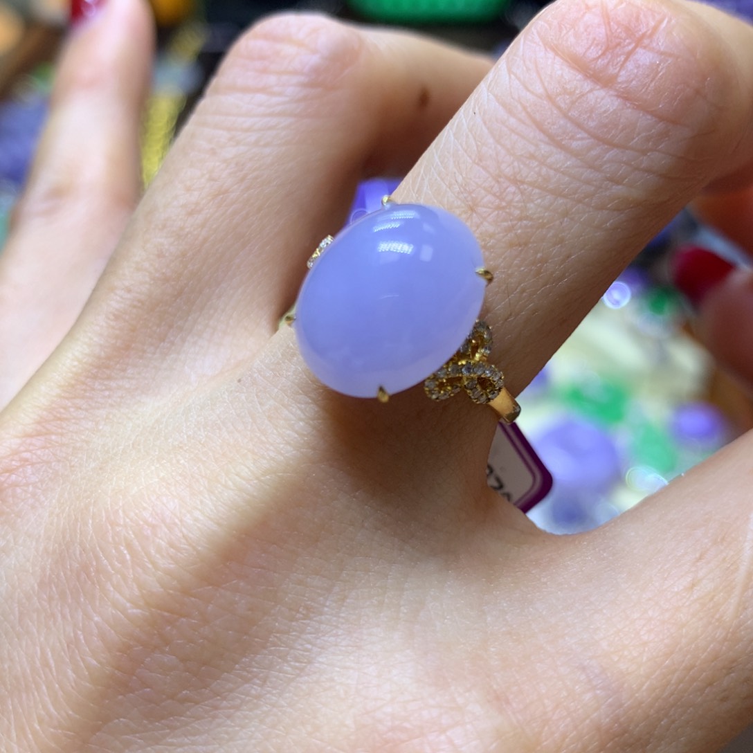 【闪购商品】翡翠颈饰18K金镶嵌翡翠