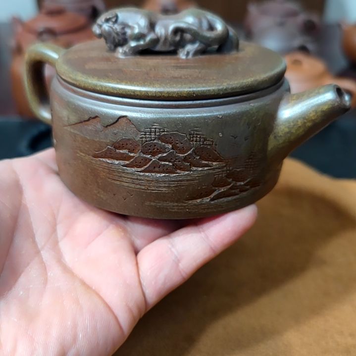 紫砂茶壶宜兴紫砂壶精工