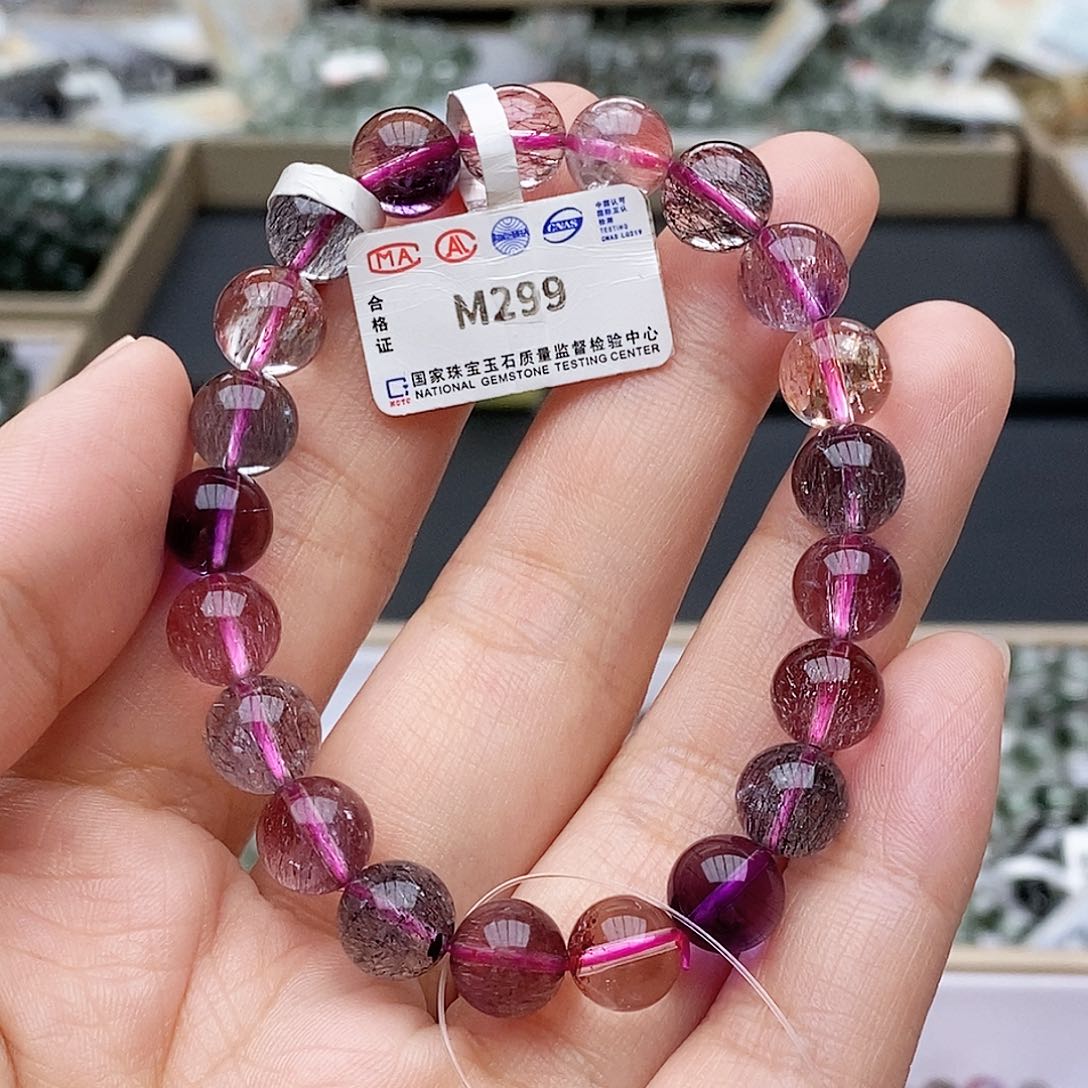 水晶手链未镶嵌M299超七 8.8mm