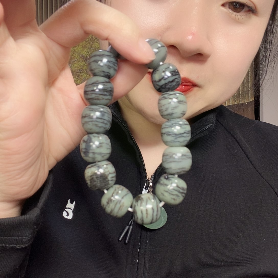 和田玉手串未镶嵌多样性随机发一