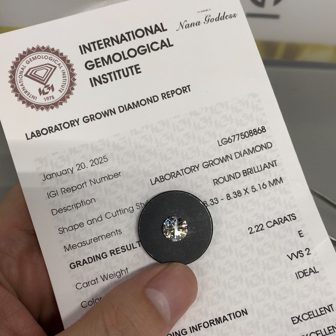 实验室培育钻石裸石未镶嵌