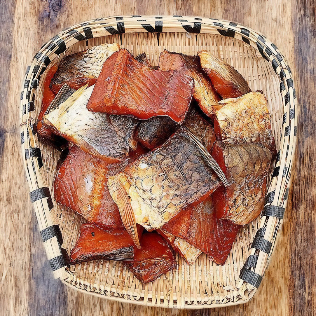 【萍乡特产】杨岐源茶树柴火烟熏腊草鱼