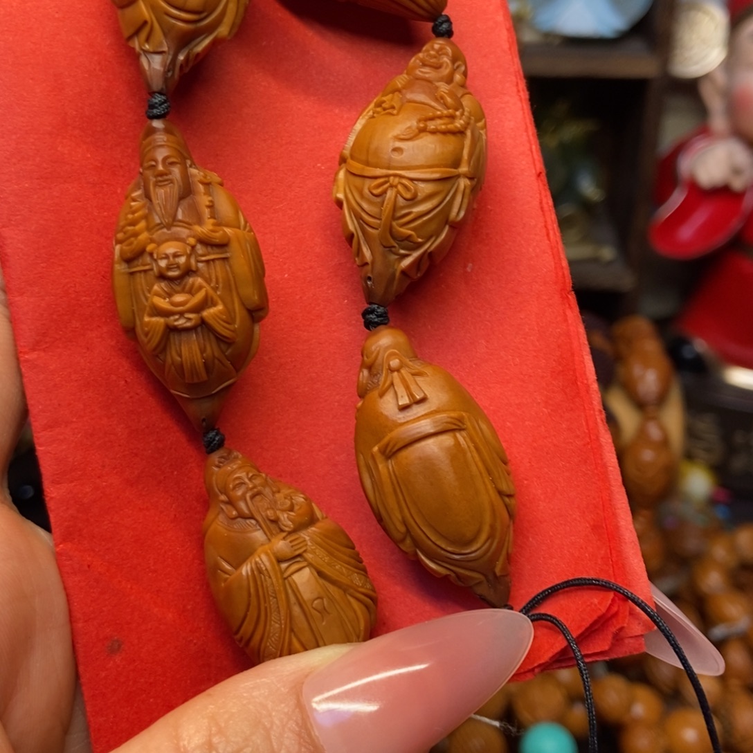 手串/手链橄榄核五福临门