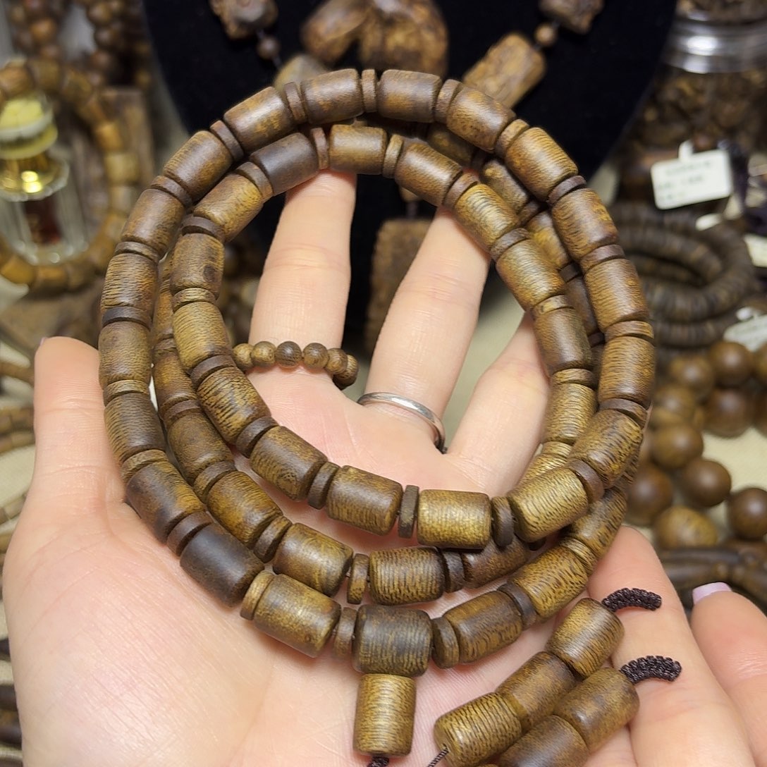 沉香手串老白棋卡9-40克多样性发货一条