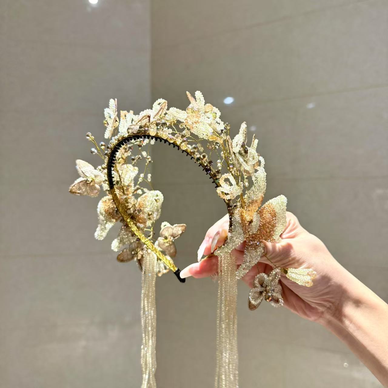 【莫奈海之星】金色微丝绿野仙踪系列高定发箍超仙气质优雅