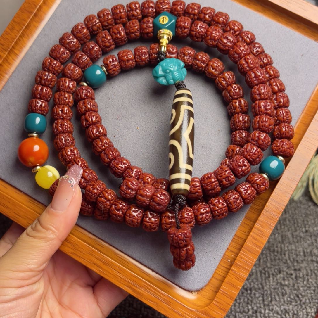 金刚菩提吊坠藏式直切一代龙