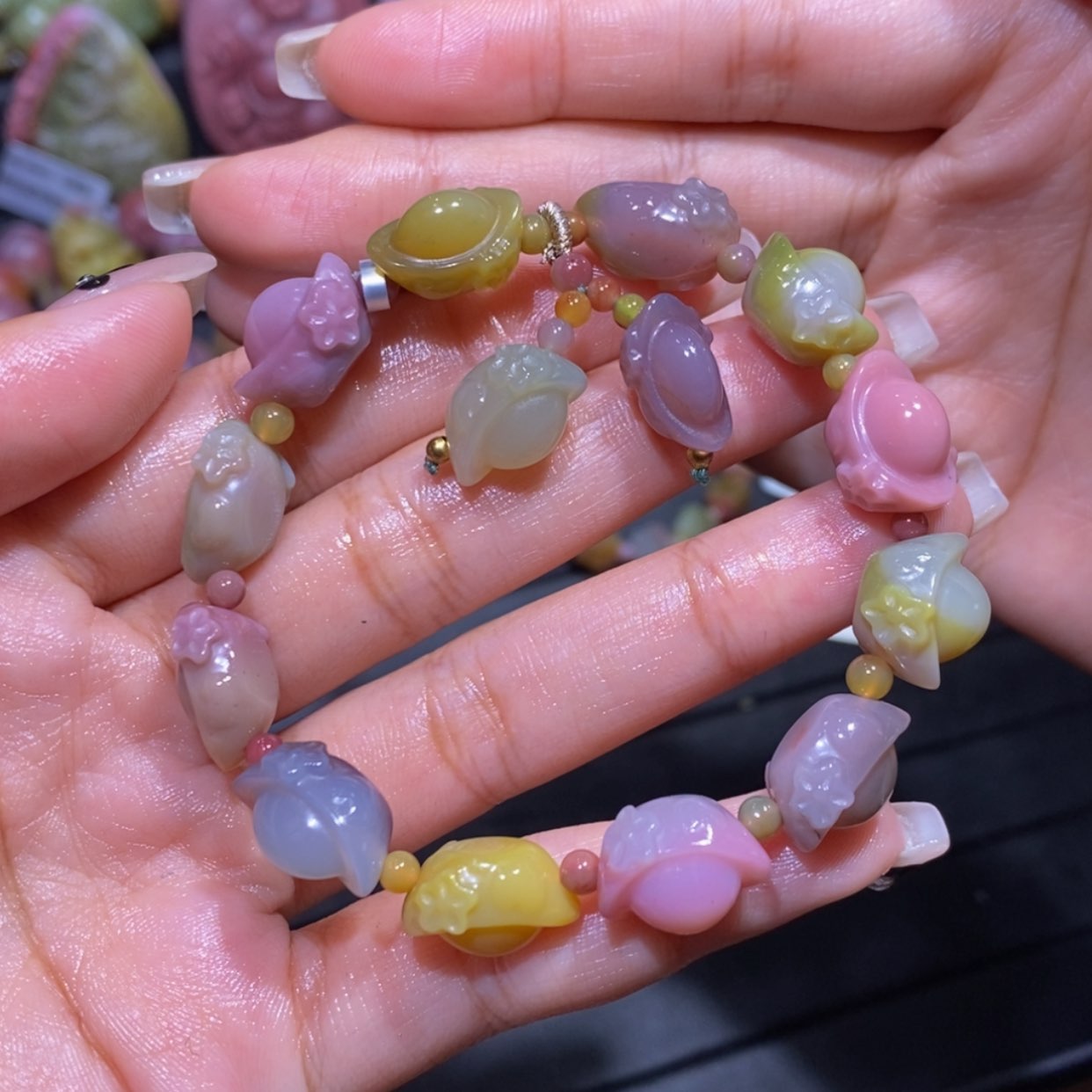 【闪购商品】玛瑙/玉髓手链未镶嵌盐源玛瑙