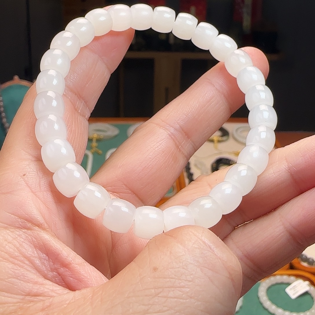 和田玉未镶嵌手链