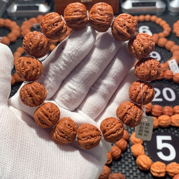 文玩核桃手串核桃手串京八棱1.8尺寸全品